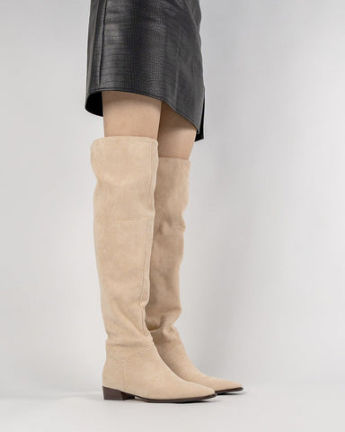 Wide Calf Knee High Pull On Fall Weather Winter Boots