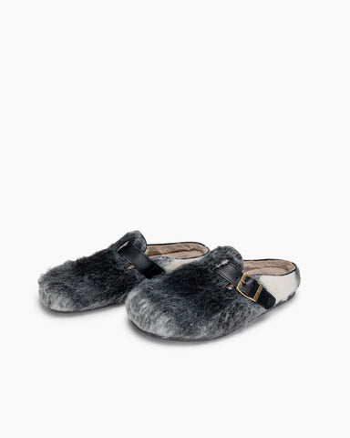 Birkenstock-Genuine-Leather-Half-Furry-Slippers