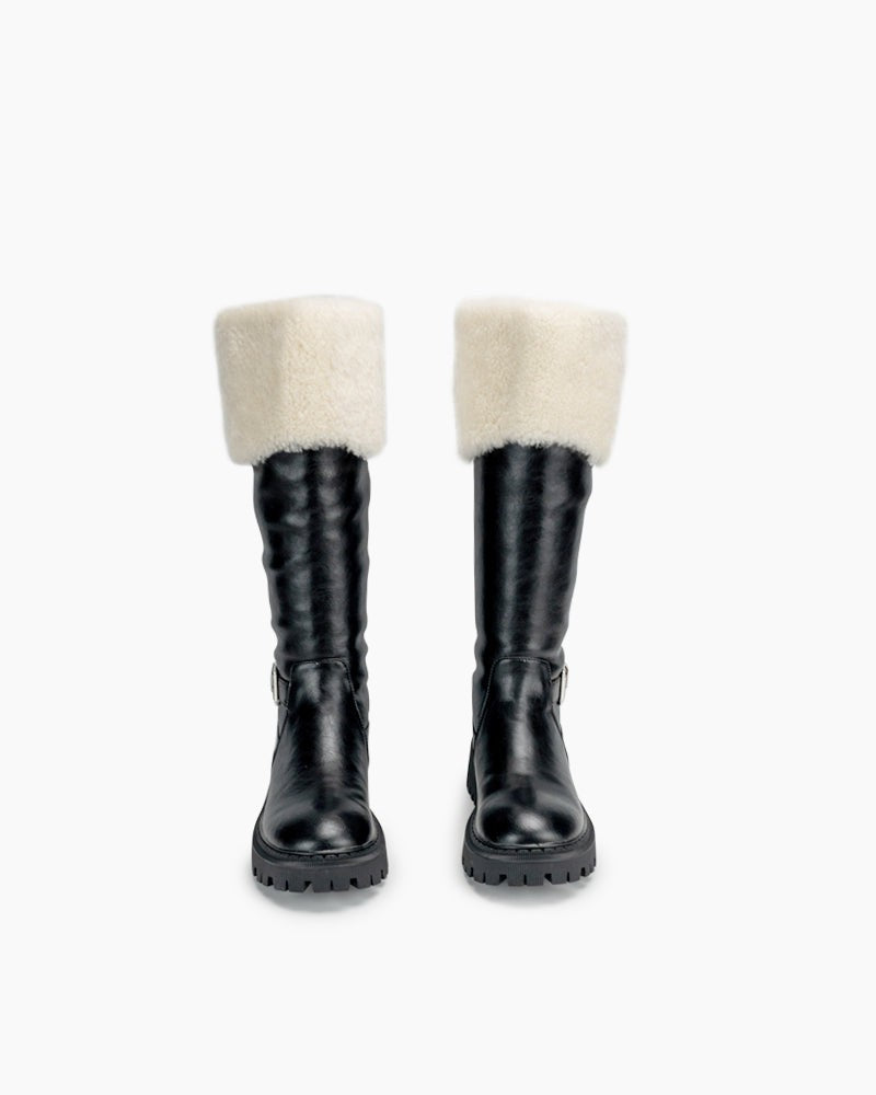 Fully-Fur-Lined-Zipper-Closure-Snow-Knee-High-Boots