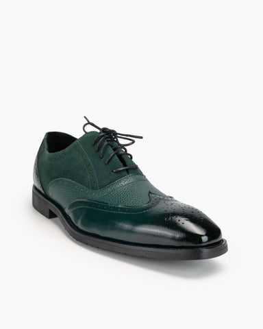 Men's Manmade Lace-up Wingtips Brogue Shoes Oxfords