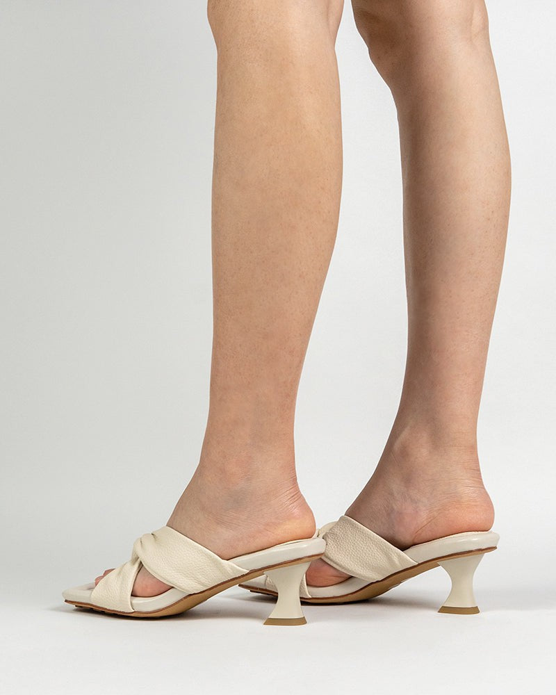 Kitten heel mules open toe on sale