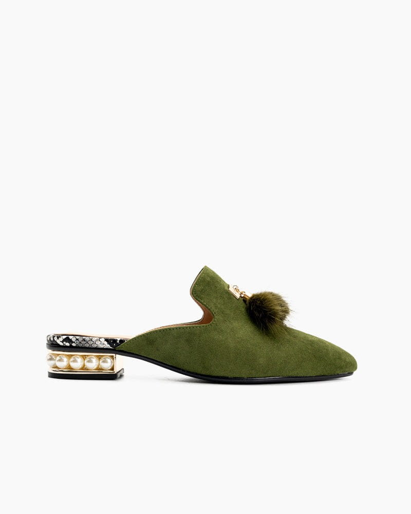 Flat Tassel Mules