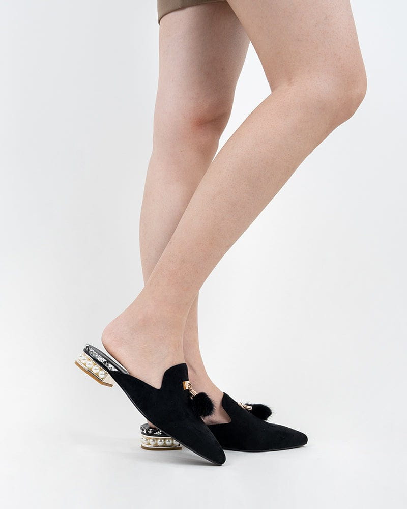 Flat Tassel Mules