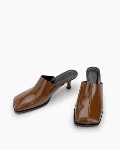 Square-Toe-Solid-Mule-Heeled-Slides