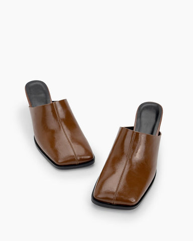 Square-Toe-Solid-Mule-Heeled-Slides