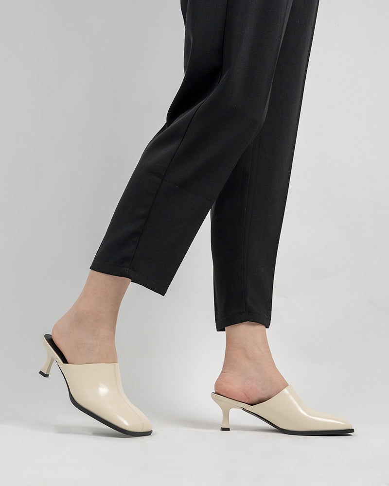 Square-Toe-Solid-Mule-Heeled-Slides