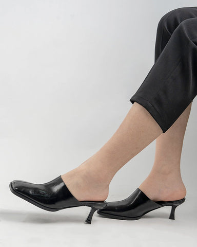 Square-Toe-Solid-Mule-Heeled-Slides