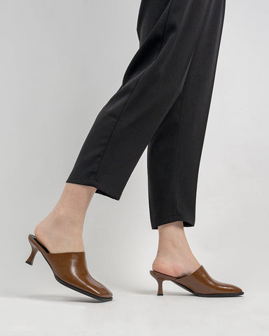 Square-Toe-Solid-Mule-Heeled-Slides