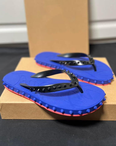Casual Beach Rubber Studded Flip Flop Sandals