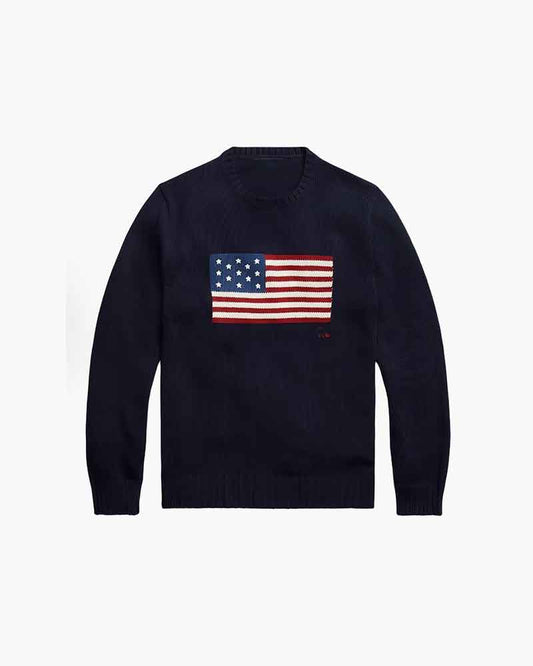 Cozy-Everyday-Flag-Knit-Casual-Sweater-7