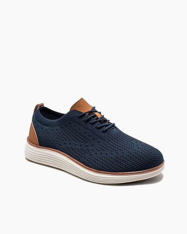 Men's Knit Wingtip Oxford Brogue Sneaker