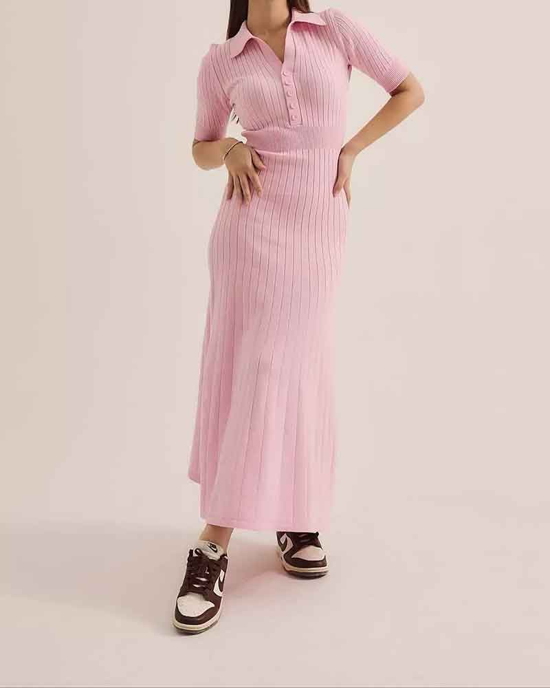 Elegant-Evening-Ribbed-Knit-Midi-Dress-2