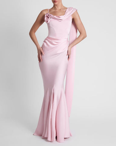 Romantic-Evening-Ruffled-Satin-Mermaid-Dress-13