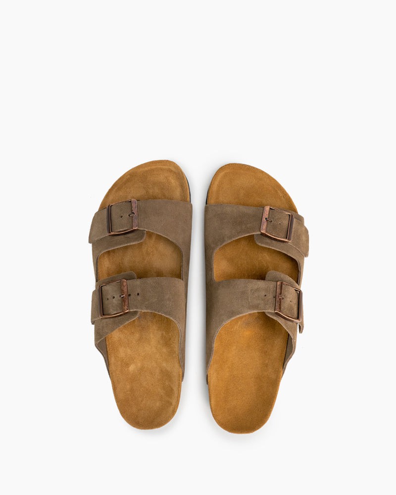 Men's-Adjustable-Buckle-Cork-Footbed-Suede-Slippers