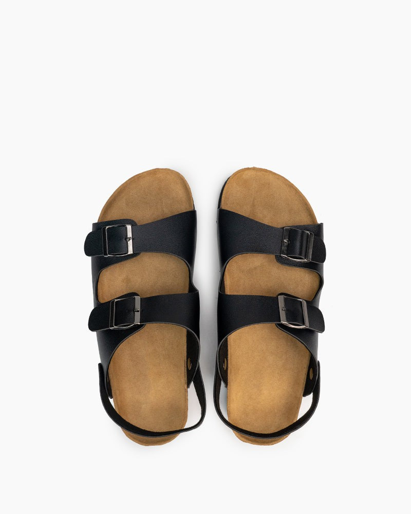 Men's-Adjustable-Buckle-Comfort-Cork-Footbed-Sandals