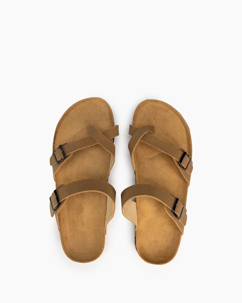 Adjustable-Buckle-Straps-Cork-footbed-Thong-Sandals