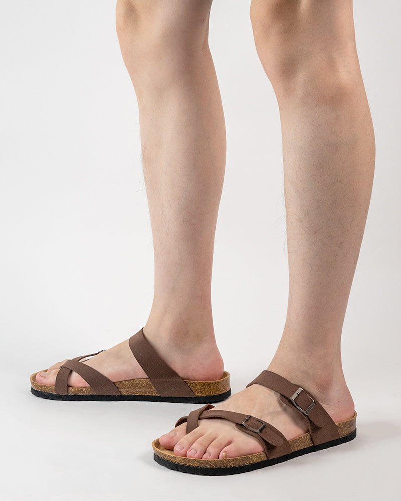 Adjustable-Buckle-Straps-Cork-footbed-Thong-Sandals