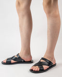 Men's-Cross-Band-Summer-Beach-Leisure-Sandals