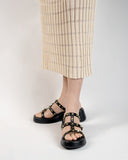 Studded Comfort Dressy Summer Platform Wedge Sandals