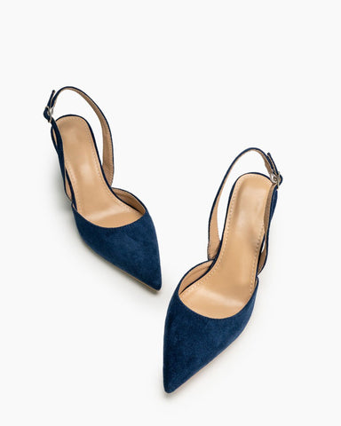 Minimalist-Suede-Pointed-Toe-Mid-Heel-Pumps