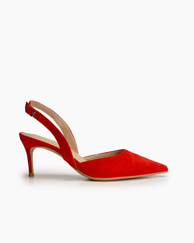 Minimalist-Suede-Pointed-Toe-Mid-Heel-Pumps
