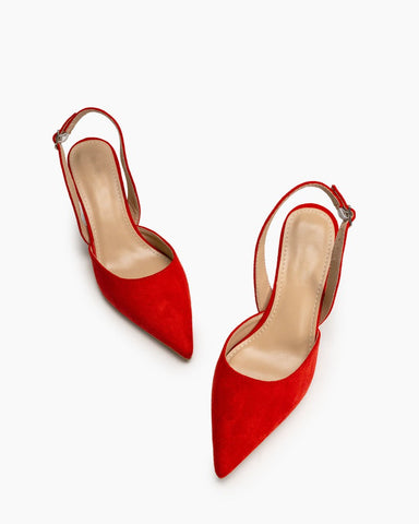 Minimalist-Suede-Pointed-Toe-Mid-Heel-Pumps
