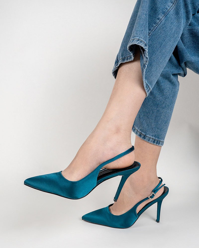 One-word-Buckle-Pointed-Toe-Satin-Stiletto-Heeled-Sandals