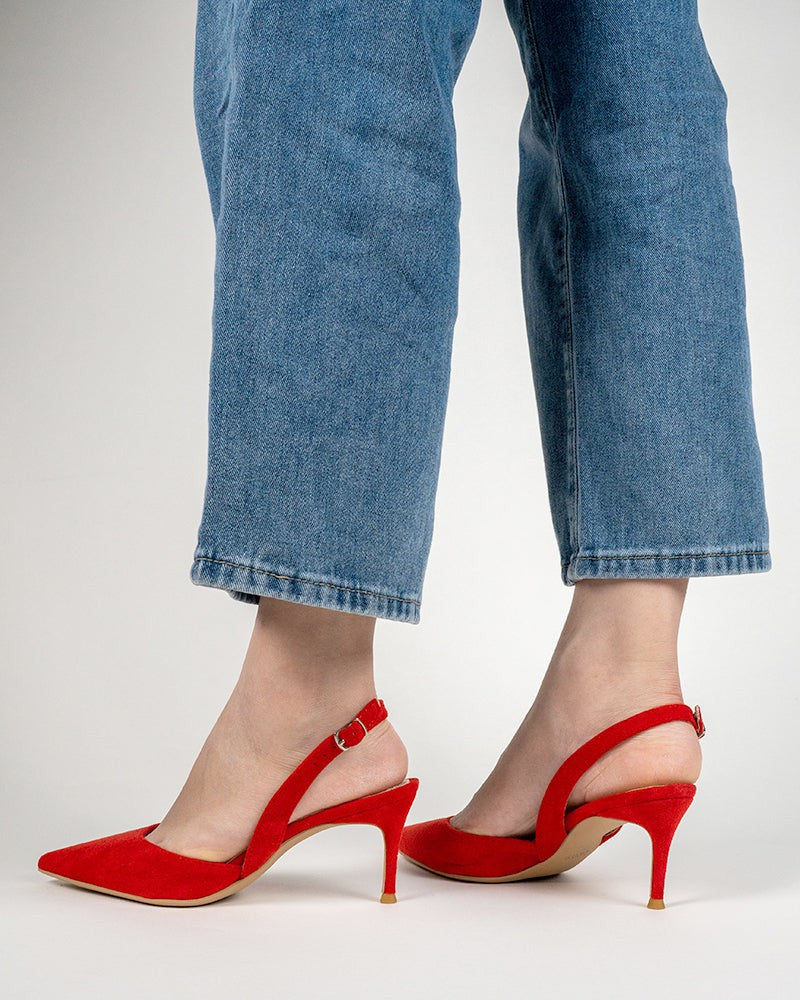 Minimalist-Suede-Pointed-Toe-Mid-Heel-Pumps