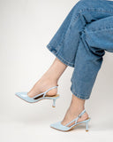 One-word-Buckle-Solid-Color-Shallow-Mouth-Heeled-Sandals