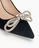 Rhinestones-Bowknot-Slip-on-Suede-Stiletto-Heel-Pumps