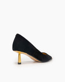 Sexy-Suede-Square-Toe-Stiletto-Mid-Heel-Pumps