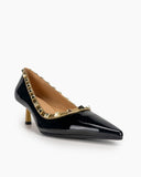Rivets-Studded-Mid-Heel-Stilettos-Pumps