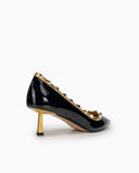 Rivets-Studded-Mid-Heel-Stilettos-Pumps