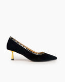Rivets-Studded-Mid-Heel-Stilettos-Pumps