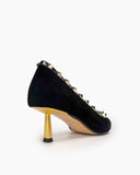 Rivets-Studded-Mid-Heel-Stilettos-Pumps
