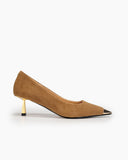 Sexy-Suede-Square-Toe-Stiletto-Mid-Heel-Pumps