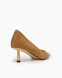 Sexy-Suede-Square-Toe-Stiletto-Mid-Heel-Pumps