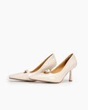Designer-Buckle-Pointed-Toe-Stiletto-High-Heel-Pumps