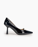 Designer-Buckle-Pointed-Toe-Stiletto-High-Heel-Pumps