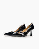 Designer-Buckle-Pointed-Toe-Stiletto-High-Heel-Pumps