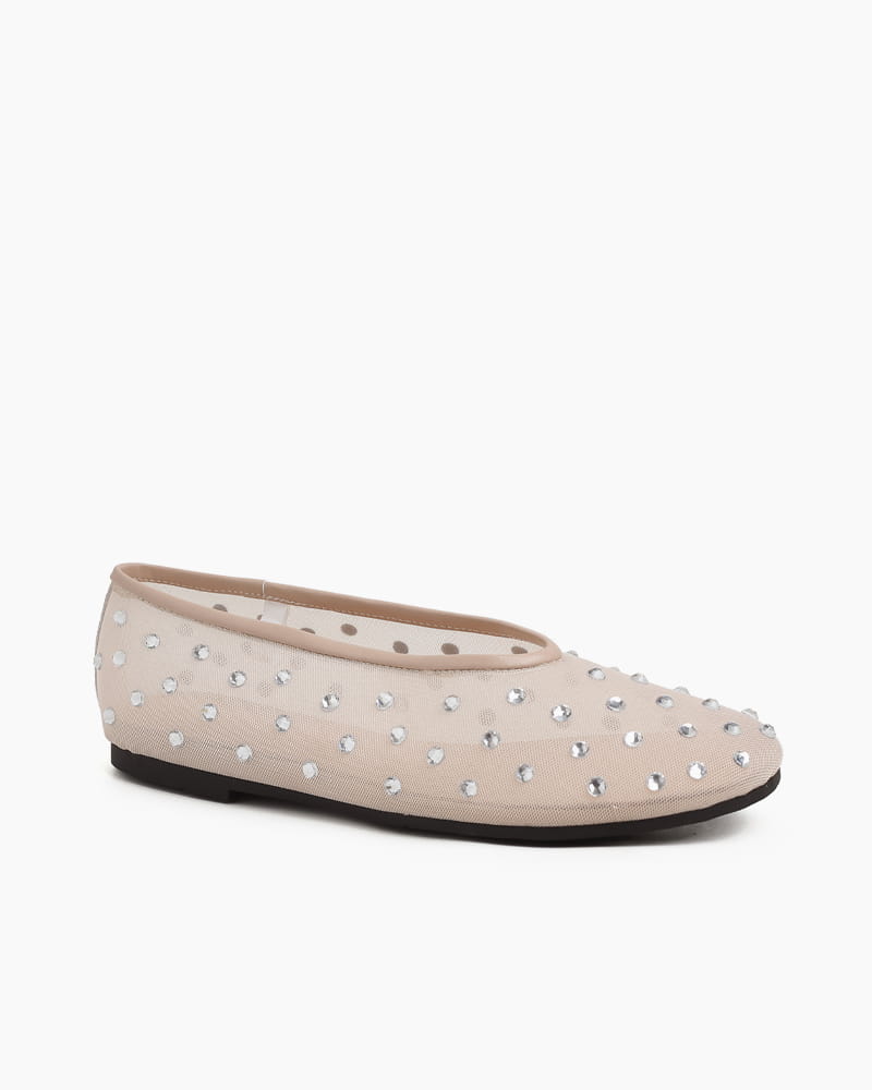 Everyday-Casual-Beaded-Mesh-Ballet-Flats-2