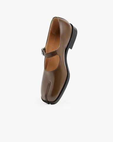 Tabi Chic Mary Jane Leather Ballet Shoes