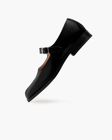 Tabi Chic Mary Jane Leather Ballet Shoes