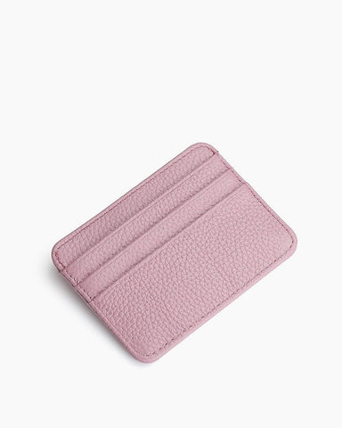 Slim Top Grain Leather Card Holder