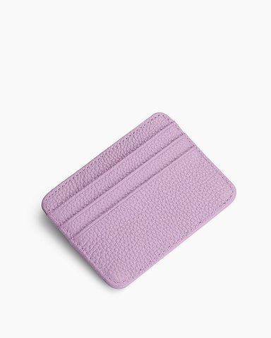 Slim Top Grain Leather Card Holder