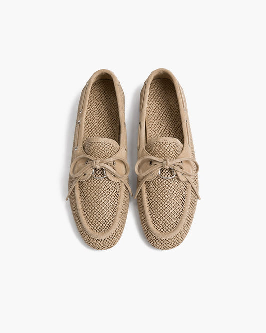 Urban Coastal Leisure Mesh Suede Deck Shoes