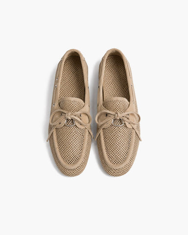 Urban Coastal Leisure Mesh Suede Deck Shoes