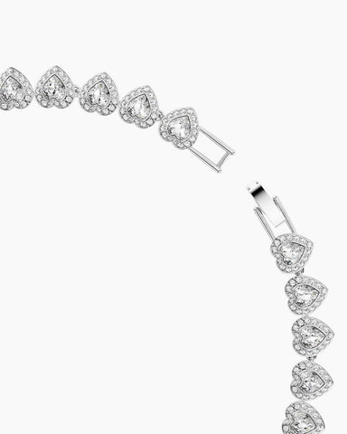 Mixed Cut Heart Necklace