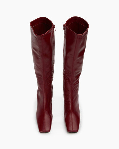 Fantasy Hourglass Heel Knee High Boots
