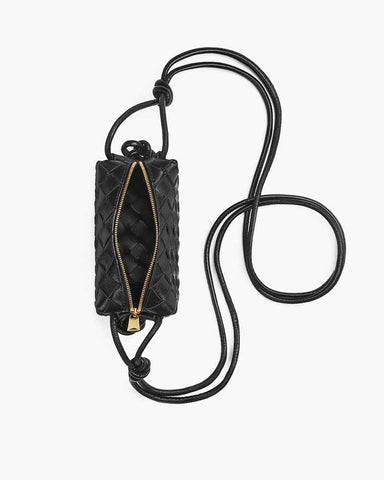 Small Green Crossbody Purse Zip Closure